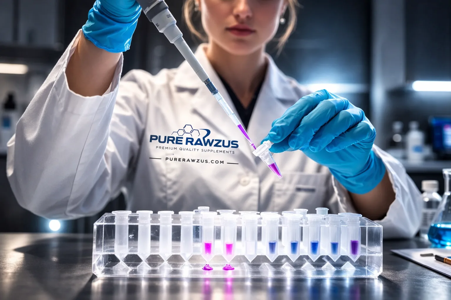 PURE RAWS BEING TESTED FOR PURITY