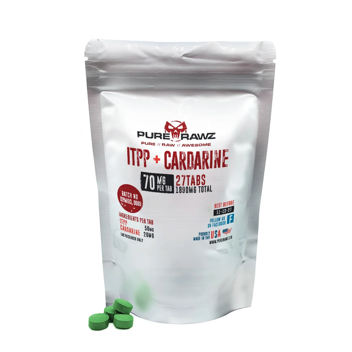 Myo-Inositol Trispyrophosphate (ITPP) + Cardarine (GW-501516) Stack