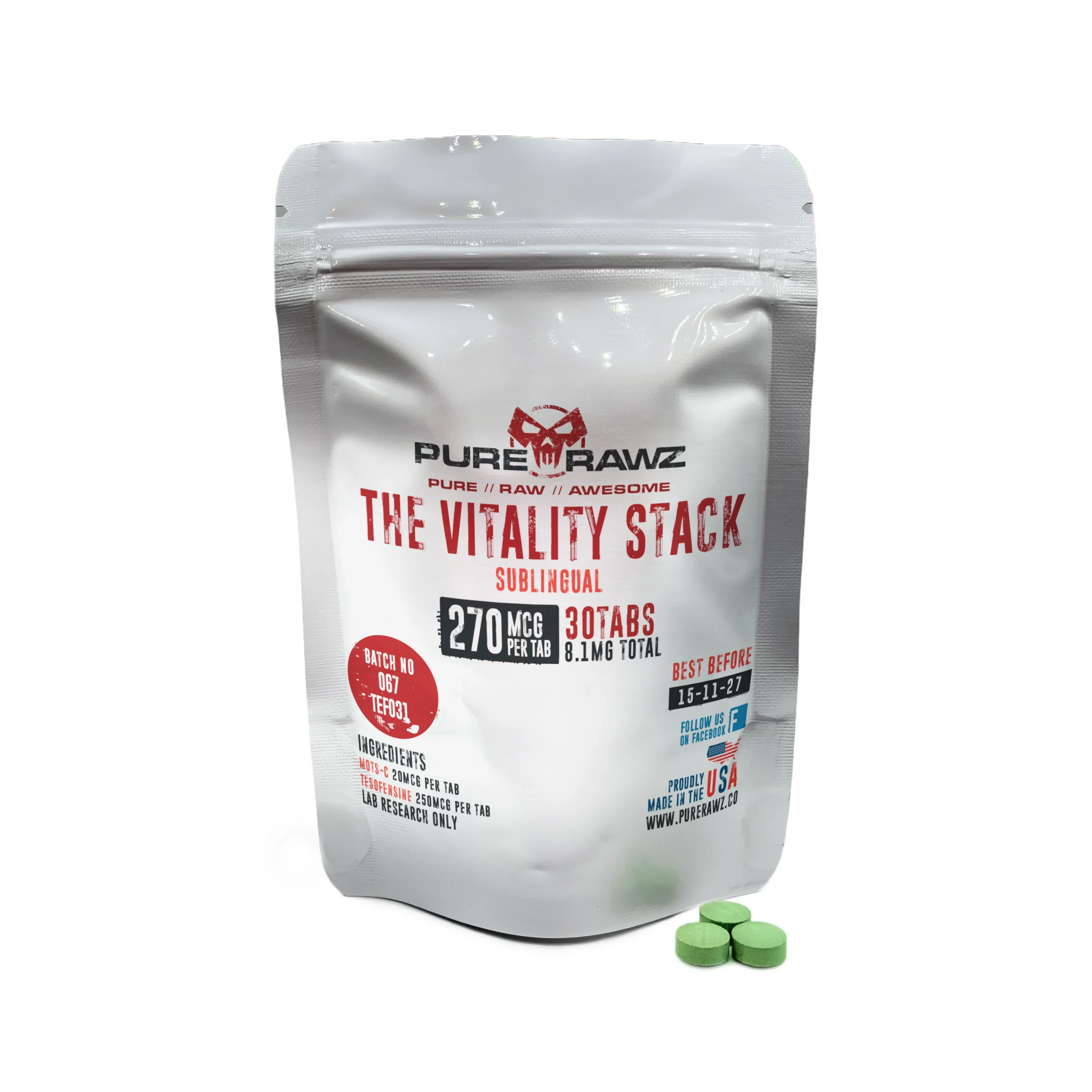 The Vitality Stack (Mots-C + Tesofensine)